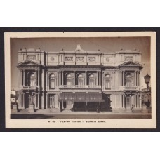 TEATRO COLON ANTIGUA TARJETA POSTAL